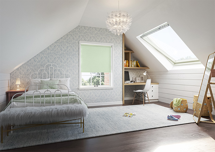 Amalfi, Soft Green - Roller Blind - Image 7